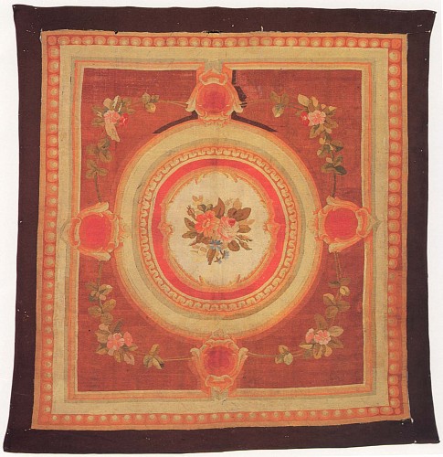 Work: 19th Century FRENCH Aubusson Rug, France